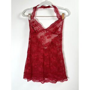 Vintage Victoria's Secret Stretch Lace Mini Dress Bombshell Coquette Flirty Y2K